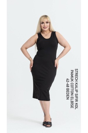 216117 TOPTAN SİYAH ELBİSE