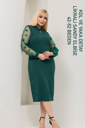 216120 GREEN DRESS