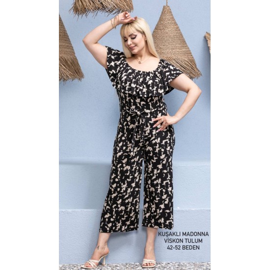 216123 patterned OVERALLS