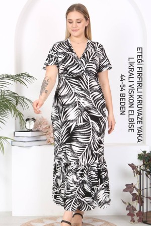 216133 patterned DRESS