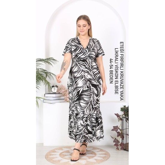 216133 patterned DRESS