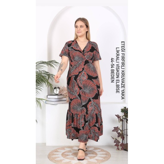 216136 patterned DRESS