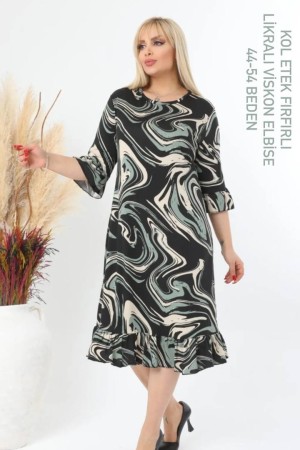 216140 patterned DRESS