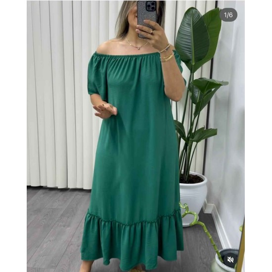 216183 GREEN DRESS
