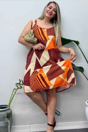 216191 patterned DRESS