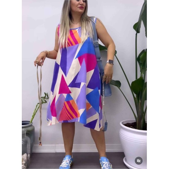 216192 patterned DRESS