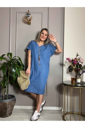 216211 blue DRESS