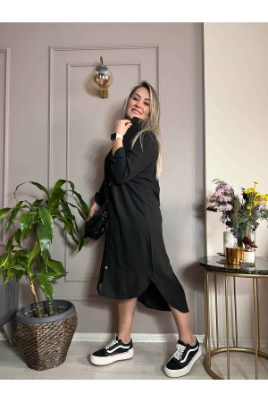 216212 TOPTAN SİYAH ELBİSE