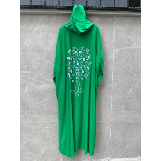 216270 GREEN DRESS