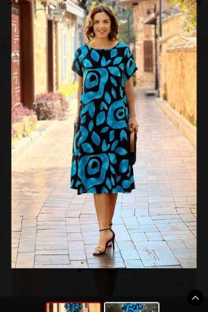 216277 patterned DRESS