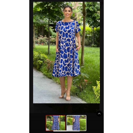216278 patterned DRESS