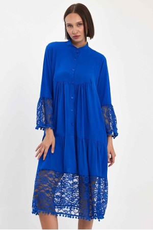 216331 TOPTAN SAKS ELBİSE