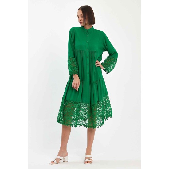 216332 GREEN DRESS