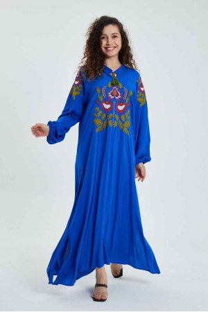 216338 TOPTAN SAKS ELBİSE