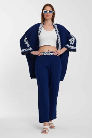 216345 TOPTAN LACİVERT PANTOLON TAKIM