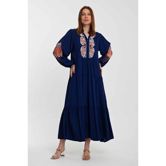 216352 Navy blue DRESS