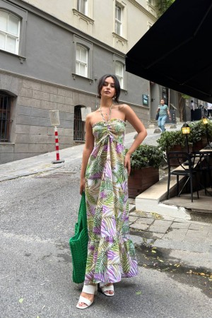 216495 patterned DRESS