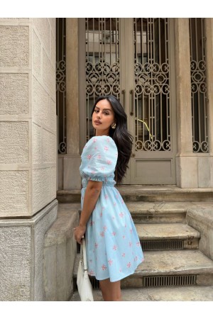 216498 TOPTAN DESENLİ ELBİSE