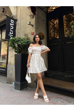 216499 TOPTAN DESENLİ ELBİSE