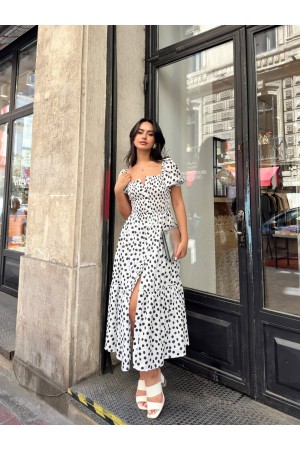 216507 TOPTAN DESENLİ ELBİSE