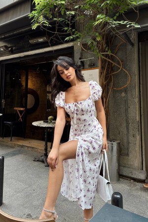 216522 TOPTAN DESENLİ ELBİSE