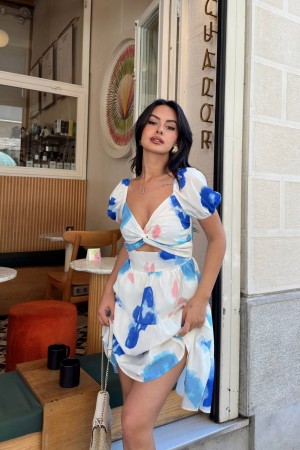 216537 patterned DRESS