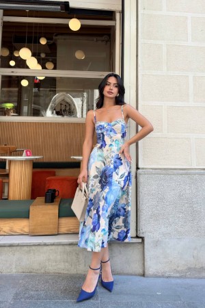 216540 patterned DRESS