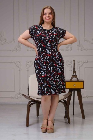 216619 patterned DRESS