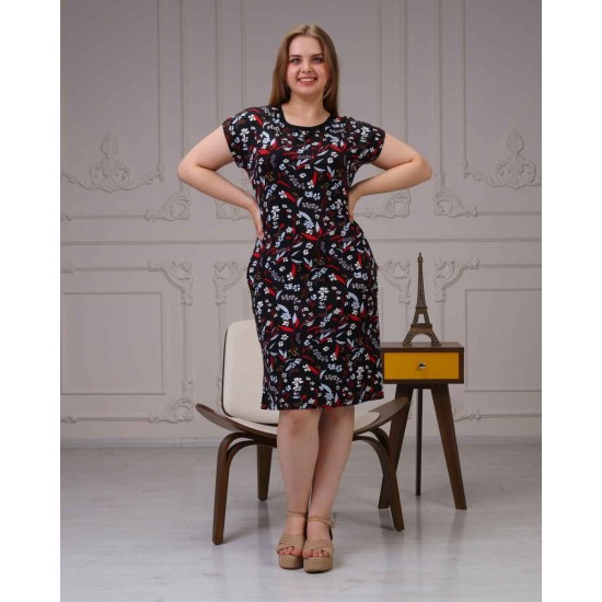 216619 patterned DRESS