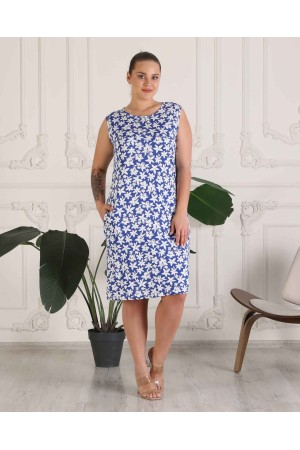 216620 TOPTAN DESENLİ ELBİSE