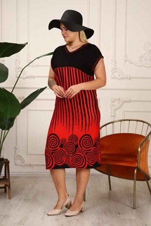 216636 patterned DRESS