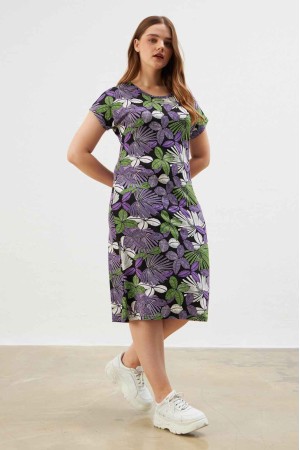 216639 patterned DRESS