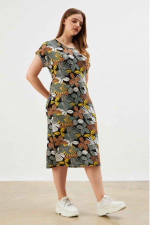216640 patterned DRESS