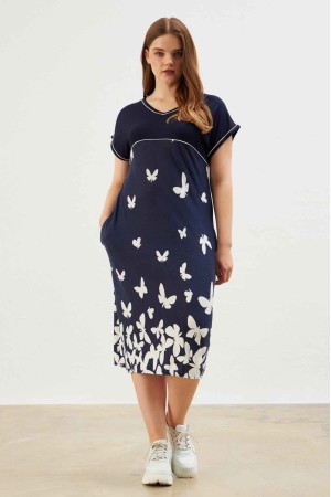 216651 patterned DRESS