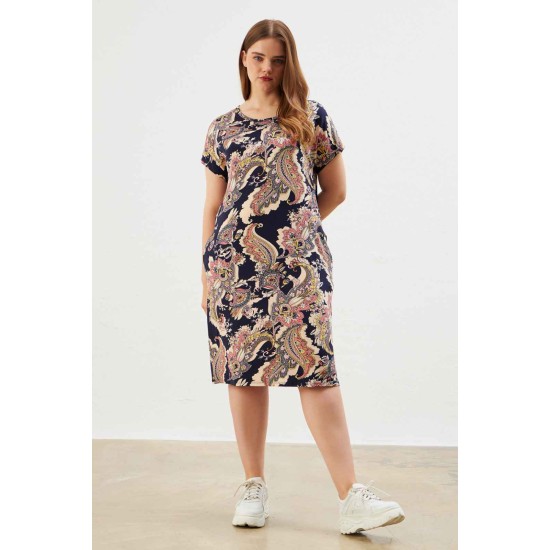 216659 patterned DRESS