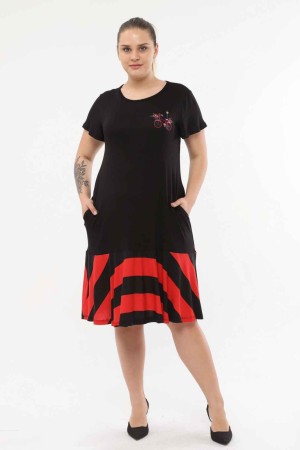 216662 patterned DRESS