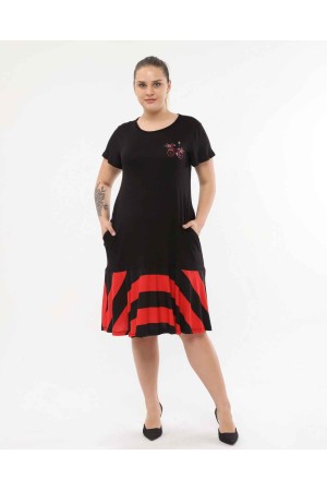 216662 TOPTAN DESENLİ ELBİSE