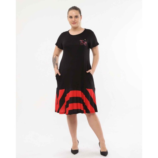 216662 patterned DRESS