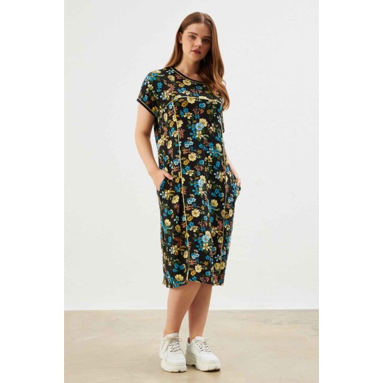 216666 patterned DRESS