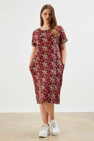 216668 patterned DRESS