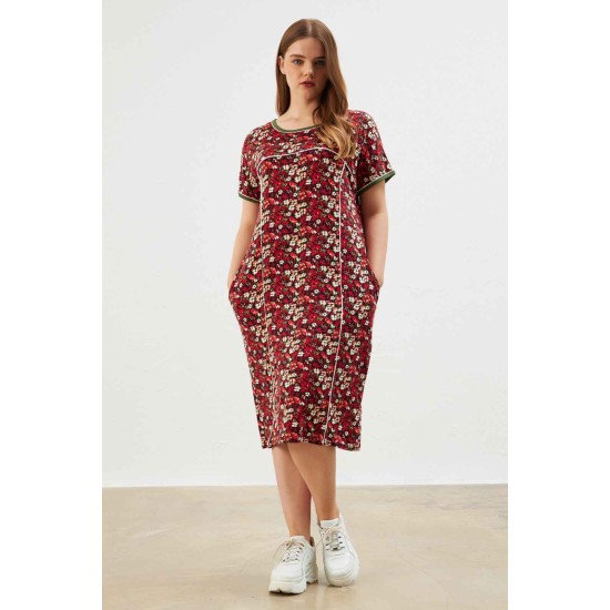 216668 patterned DRESS