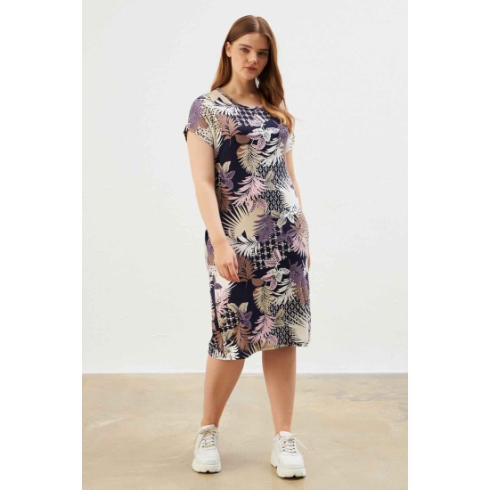 216673 patterned DRESS