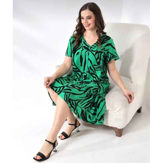 216782 patterned DRESS