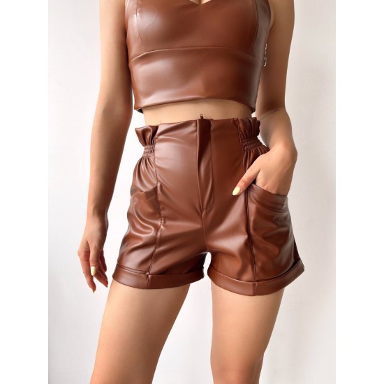 217192 coffee SHORTS