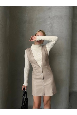 217194 TOPTAN BEJ ELBİSE