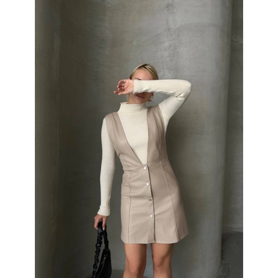 217194 beige DRESS
