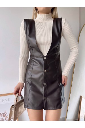 217195 TOPTAN SİYAH ELBİSE