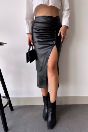 217229 TOPTAN SİYAH ETEK