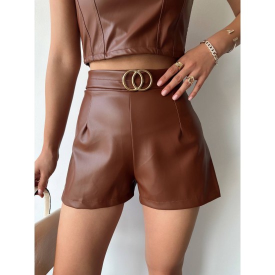 217342 coffee SHORTS