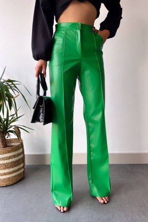 217358 TOPTAN YEŞİL PANTOLON